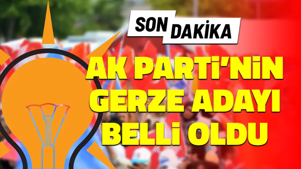 AK Parti'nin Gerze Belediye Başkanı Adayı Belli Oldu
