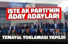 Gerze'den AK Parti Aday Adayları Temayül Yoklamasına Katıldı