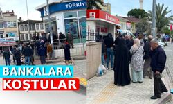 Bankalar Önünde Uzun Kuyruklar Oluştu