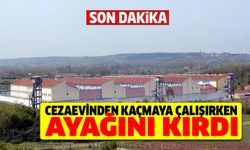 Sinop Cezaevi'nden Kaçmaya Çalışırken Yakalandı