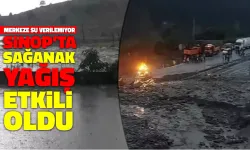 Sağanak Yağış Sel ve Su Baskınlarına Neden Oldu