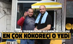 Kokoreç Yeme Yarışmasının Galibi Belli Oldu
