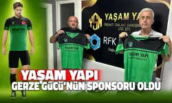 Yaşam Yapı Gerze Gücü Spor'un Forma Sponsoru Oldu