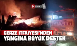 Sinop'taki Yangına Gerze İtfaiyesi'nden Yardım Eli