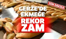 Gerze'de Ekmeğe Büyük Zam