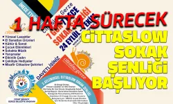 Cittaslow Sokak Şenliği Başlıyor