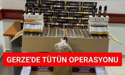 Gerze'de Tütün Operasyonu Yapıldı