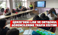 Öğrencilere Trafik Eğitimi Verildi