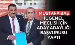 Mustafa Baş CHP'den İl Genel Meclisi Aday Adaylığını Açıkladı