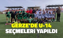 Gerze'de U-14 Seçmeleri Yapıldı