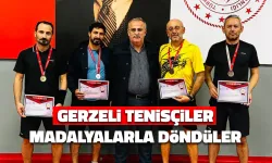 Gerzeli Tenisçiler Madalyalarla Döndüler