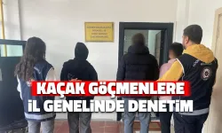 Düzensiz Göç ile Mücadelede İl Genelinde Denetim Yapıldı