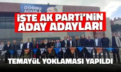 Gerze'den AK Parti Aday Adayları Temayül Yoklamasına Katıldı