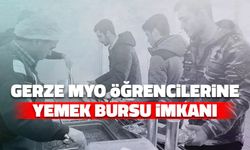 Gerze MYO Öğrencilerine Yemek Bursu Müjdesi