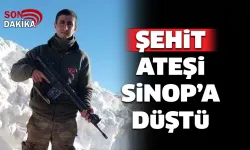 Şehit Ateşi Sinop'a Düştü