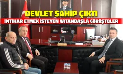 İntihar Etmek İsteyen Vatandaşla Görüştüler