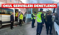 Öğrenci Servisleri Denetlendi