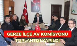 Gerze İlçe Av Komisyonu Toplantısı Yapıldı