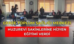 Gerze Toplum Sağlığı Merkezi'nden Yaşlılarımıza Hijyen Eğitimi