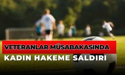 Veteranlar Maçında Kadın Hakeme Saldırı