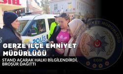 Gerze İlçe Emniyet Müdürlüğü Halkı Bilgilendirdi