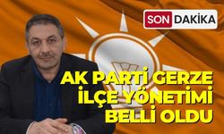 AK Parti Gerze İlçe Yönetimi Belli Oldu