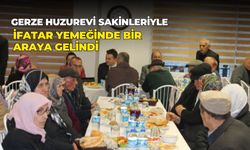 Gerze Huzurevi Sakinleriyle İftar Yemeğinde Bir Araya Gelindi