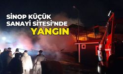 Sinop Küçük Sanayi Sitesi'nde Yangın