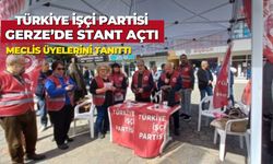 Türkiye İşçi Partisi Gerze'de Stant Açtı