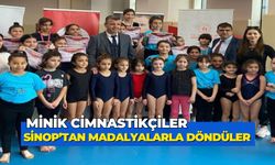 Minik Cimnastikçiler Madalyalarla Döndüler