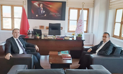 İlçe Müftüsü Mustafa Aktaş'tan, İlçe Milli Eğitim Müdürü Yılmaz Ceylan'a Ziyaret