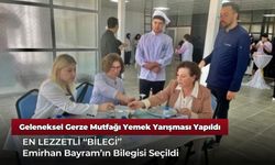 Geleneksel Gerze Mutfağı Yemek Yarışması'nda Bilegiler Yarıştı