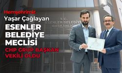 Hemşehrimiz Çağlayan, Esenler Belediye Meclisi CHP Grup Başkan Vekili Seçildi