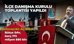 CHP Gerze İlçe Danışma Kurulu Toplantısı Yapıldı, Belovacıklı Belediyenin Borcunu Açıkladı
