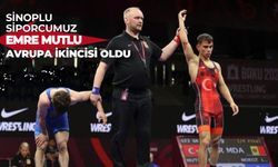 Sinoplu Sporcumuz Emre Mutlu, Avrupa İkincisi Oldu