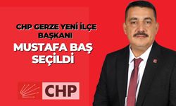 CHP Gerze İlçe Başkanlığı Seçimlerinde Yeni Başkan Mustafa Baş Oldu