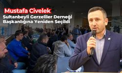 Mustafa Civelek, Sultanbeyli Gerzeliler Derneği Başkanlığına Yeniden Seçildi