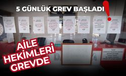 Gerze'de Aile Hekimleri 5 Gün Sürecek Greve Başladı