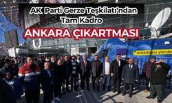 AK Parti Gerze Teşkilatı Ankara'da Tam Kadro Yerini Aldı