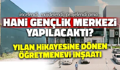 Gençlik Merkezi Yapılacağı Açıklanan Öğretmenevinde Yıllardır Gelişme Yok