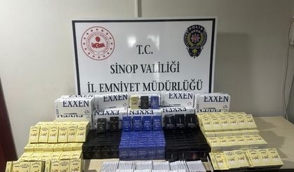 Gerze’de Gerçekleştirilen Operasyonda 15.040 Adet Makaron Ele Geçirildi