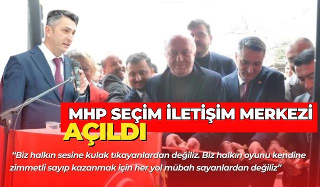 MHP Seçim İletişim Merkezi Açıldı