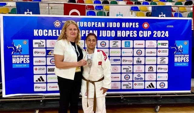 Gerzeli Judocu Şevval Gürsoy Ülkemize Avrupa İkinciliği Getirdi