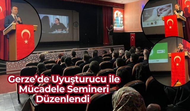 Gerze’de Uyuşturucu ile Mücadele Semineri Düzenlendi