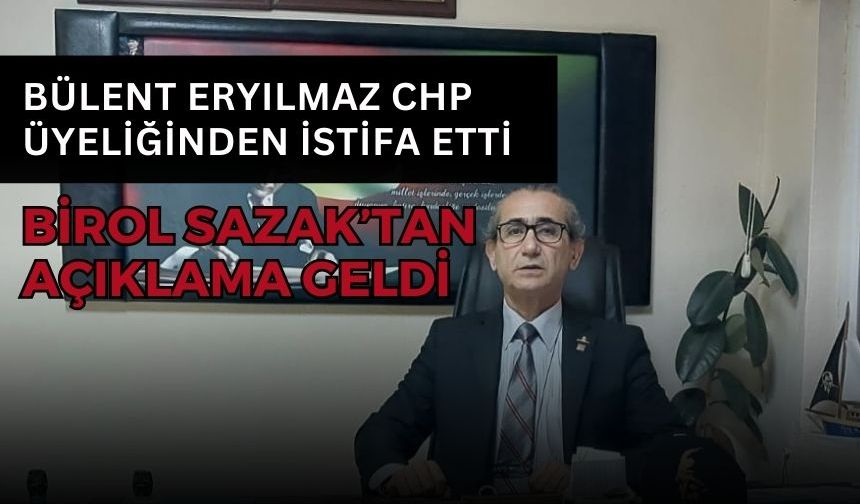 Eryılmaz'ın İstifasına CHP'den Açıklama: Siyasi Hiçbir Bağımız Kalmamıştır