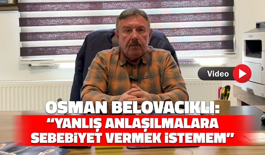 Osman Belovacıklı Basın Açıklaması Yaptı