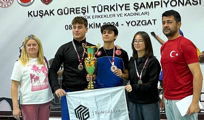 H.E.M Sporcularından Kuşak Güreşi Türkiye Şampiyonası'nda Büyük Başarı